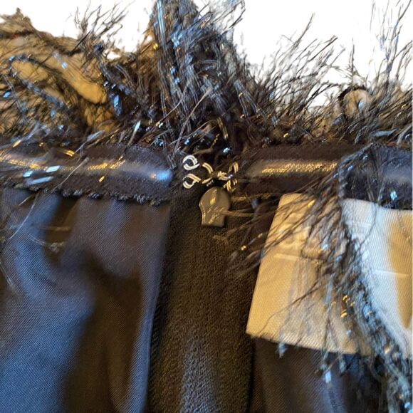 NWOT ASOS Design Faux Feather Bandeau Top - Picture 7 of 7